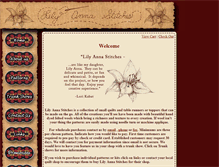 Tablet Screenshot of lilyannastitches.com